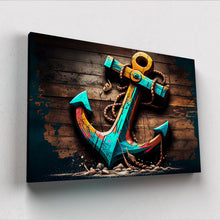 Laden Sie das Bild in den Galerie-Viewer, Anker Graffiti & Holz