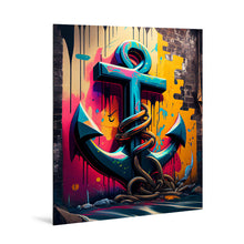 Laden Sie das Bild in den Galerie-Viewer, Anker Wandgrafitti