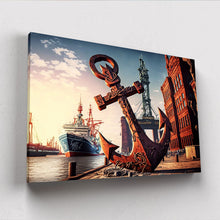 Laden Sie das Bild in den Galerie-Viewer, Anker am Hafen