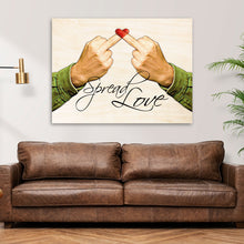 Load the image into the gallery viewer, &lt;transcy&gt;Spread Love - wood picture&lt;/transcy&gt;
